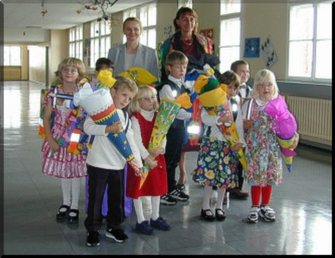 Foto von der Einschulung