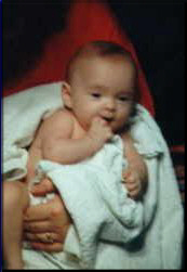 Yvonne endlich zu Hause nach einem Bad