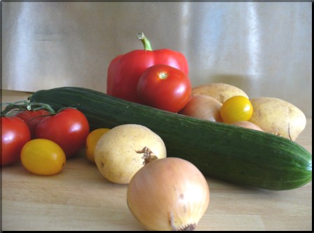 verschiedene Gemuesesorten